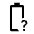 Battery Unknown Icon from Outlined Line - Material Symbols Set | Free Download as SVG Vector and Transparent PNG | Streamline icons