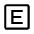 E Mobiledata Badge Icon from Outlined Line - Material Symbols Set