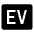 Ev Mobiledata Badge Fill Icon from Outlined Fill - Material Symbols Set