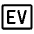 Ev Mobiledata Badge Icon from Rounded Line - Material Symbols Set