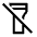 Flashlight Off Icon from Sharp Line - Material Symbols Set