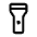 Flashlight On Icon from Rounded Line - Material Symbols Set