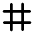 Grid 3x3 Icon from Rounded Line - Material Pro Set