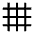 Grid 4x4 Icon from Outlined Line - Material Symbols Set