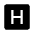 H Mobiledata Badge Fill Icon from Outlined Fill - Material Symbols Set