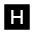H Mobiledata Badge Fill Icon from Sharp Fill - Material Symbols Set