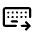 Keyboard External Input Icon from Rounded Line - Material Symbols Set