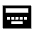 Keyboard Onscreen Fill Icon from Sharp Fill - Material Pro Set