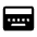 Keyboard Onscreen Fill Icon from Outlined Fill - Material Symbols Set