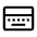 Keyboard Onscreen Icon from Outlined Line - Material Symbols Set