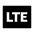 Lte Mobiledata Badge Fill Icon from Sharp Fill - Material Pro Free Set