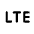 Lte Mobiledata Icon from Rounded Line - Material Symbols Set