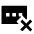 Password Input Denied Fill Icon from Sharp Fill - Material Pro Set