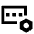 Password Input Setting Bolt Icon from Sharp Line - Material Pro Set