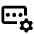 Password Input Setting Gear Icon from Rounded Line - Material Pro Set