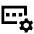 Password Input Setting Gear Icon from Sharp Line - Material Pro Set