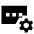 Password Input Setting Gear Fill Icon from Sharp Fill - Material Pro Set