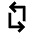 Screen Rotation Up Fill Icon from Sharp Fill - Material Pro Set