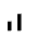 Signal Cellular Alt 2 Bar Fill Icon from Sharp Fill - Material Symbols Set