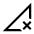 Signal Cellular Nodata Icon from Sharp Line - Material Symbols Set