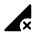 Signal Cellular Nodata Fill Icon from Rounded Fill - Material Symbols Set