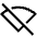 Signal Wifi Off Icon from Sharp Line - Material Symbols Set