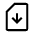 Sim Card Download Icon from Outlined Line - Material Symbols Set