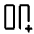 Splitscreen Vertical Add Icon from Rounded Line - Material Symbols Set