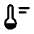 Thermostat Icon from Rounded Line - Material Symbols Set