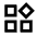 Widgets Icon from Sharp Line - Material Pro Set
