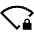 Wifi Lock Icon from Sharp Line - Material Symbols Set