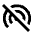 Wifi Tethering Off Fill Icon from Sharp Fill - Material Pro Set
