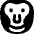 Monkey 1 Icon from Ultimate Bold Set