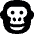 Monkey Icon from Ultimate Bold Set