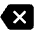 Backspace Icon from Ionic Filled Set