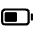 Battery Half Icon from Ionic Filled Set