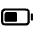 Battery Half Outline Icon from Ionic Outline Set