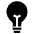 Bulb Sharp Icon from Ionic Sharp Set