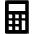 Calculator Sharp Icon from Ionic Sharp Set