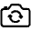 Camera Reverse Outline Icon from Ionic Outline Set