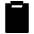 Clipboard Sharp Icon from Ionic Sharp Set