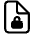 Document Lock Outline Icon from Ionic Outline Set