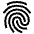 Finger Print Sharp Icon from Ionic Sharp Set