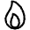 Flame Outline Icon from Ionic Outline Set