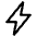 Flash Outline Icon from Ionic Outline Set