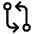 Git Compare Outline Icon from Ionic Outline Set