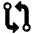 Git Compare Icon from Ionic Filled Set