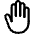 Hand Right Outline Icon from Ionic Outline Set