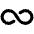 Infinite Icon from Ionic Filled Set