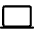 Laptop Outline Icon from Ionic Outline Set